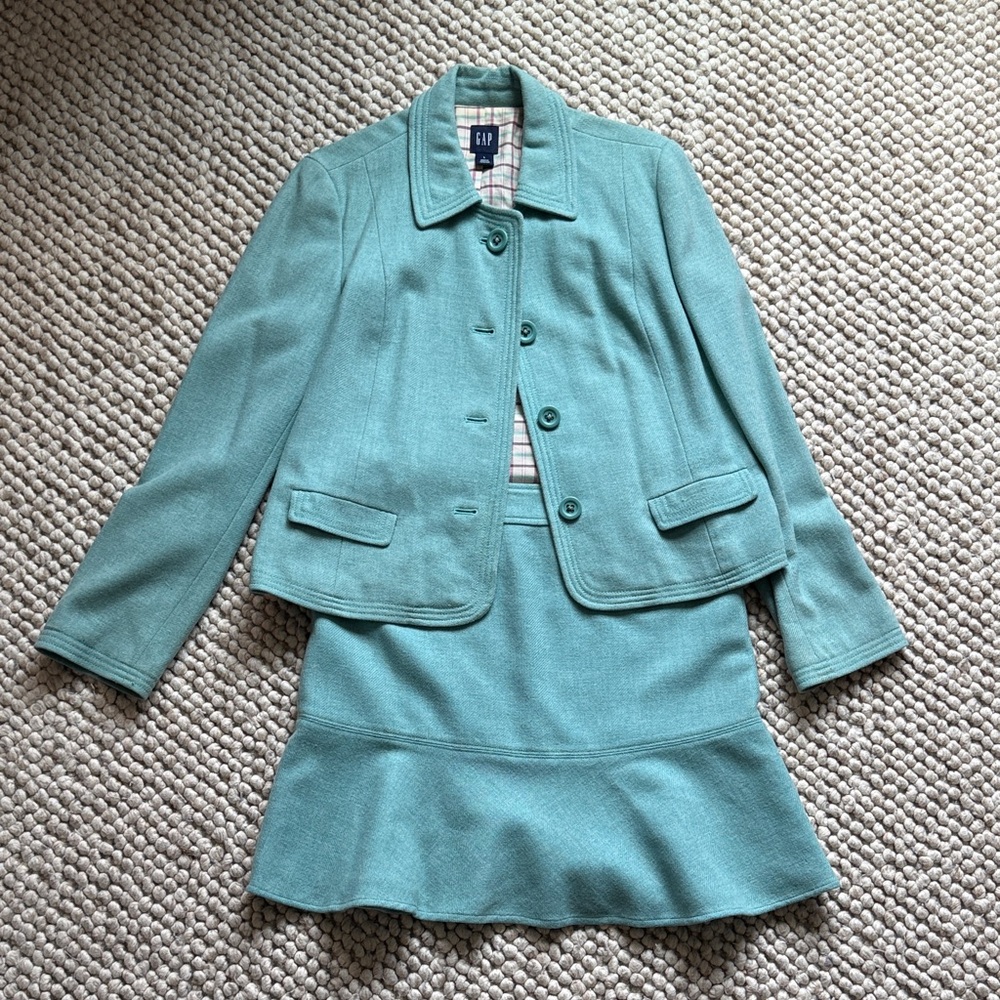 GAP Wool Jacket and Skirt Set